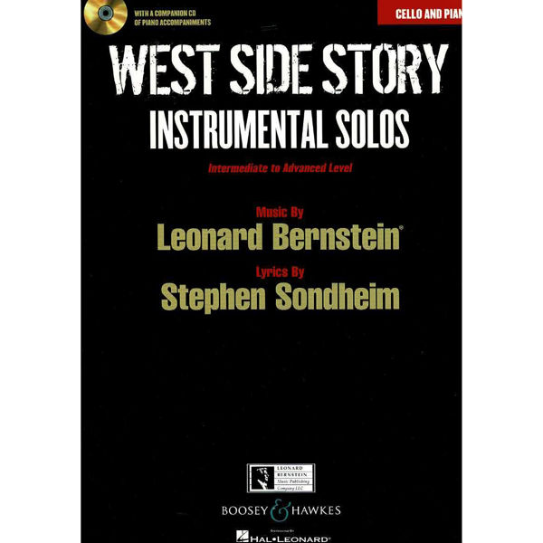 West Side Story Instrumental Solos. Cello, Piano, CD