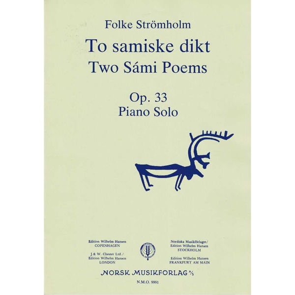 To Samiske Dikt, Folke Strømholm. Piano