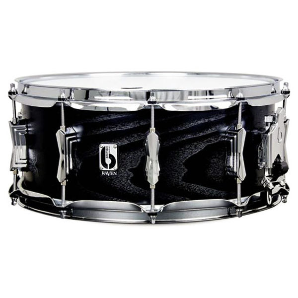 Skarptromme British Drum Co. Raven RAV-14-60-SN, Satin Black Ash