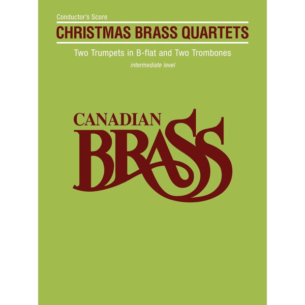 Christmas Quartets, Canadian Brass. Score