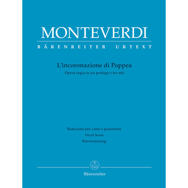 L'incoronazione Di Poppea, Claudio Monteverdi, arr. Hendrik Schulze. Vocal Score *under arbeid
