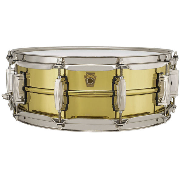 Skarptromme Ludwig Super Brass LB401, 14x5, Imperial Lugs, Nickel Hardware