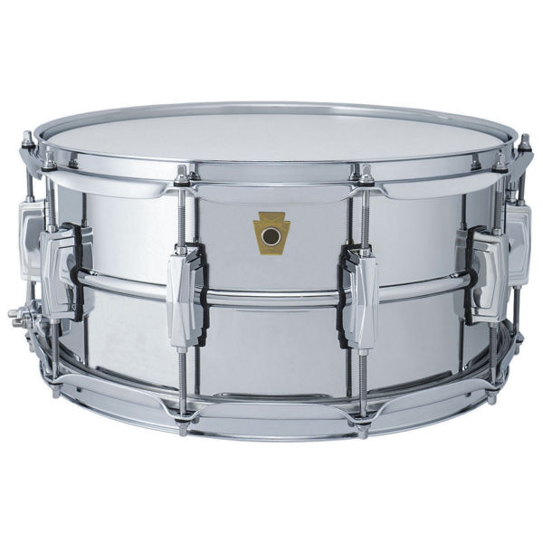 Skarptromme Ludwig Chromed Brass LB402B, 14x6,5, Imperial Lugs