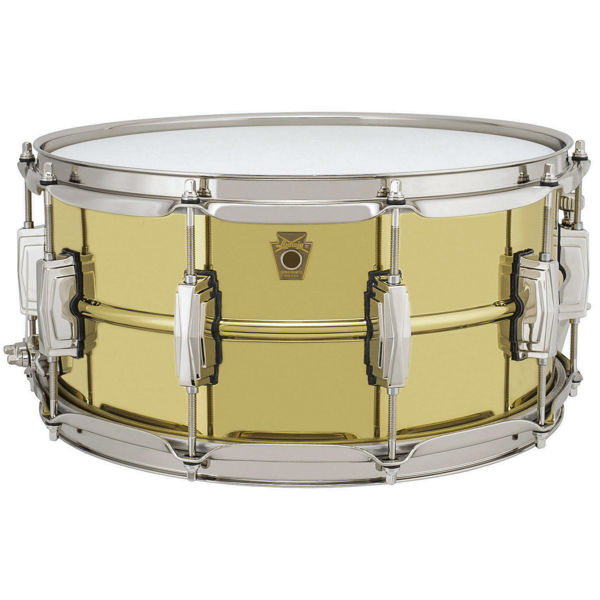 Skarptromme Ludwig Super Brass LB403, 14x6,5, Imperial Lugs, Nickel Hardware