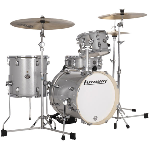 Slagverk Ludwig Breakbeat LC1797, Questlove, 16, Silver Sparkle