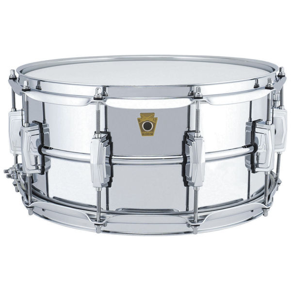 Skarptromme Ludwig Chromed Aluminum Supraphonic LM402, 14x6,5, Smooth Shell, Imperial Lugs