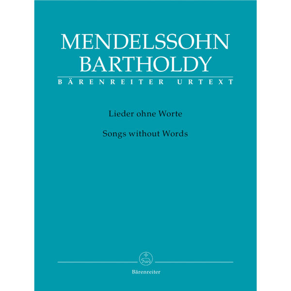 Songs without Words, Felix Bartholdy Mendelssohn. Piano