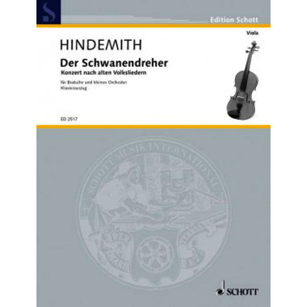 Der Schwanendreher, Paul Hindemith. Viola and Piano reduction