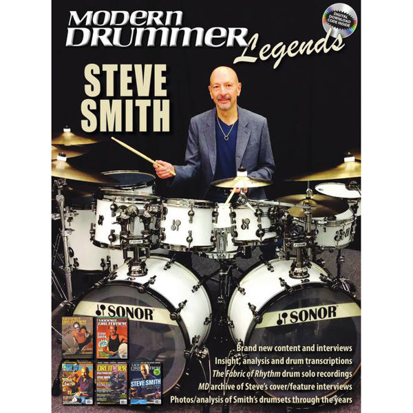 Modern Drummer Legends: Steve Smith. Book and Audio-Online