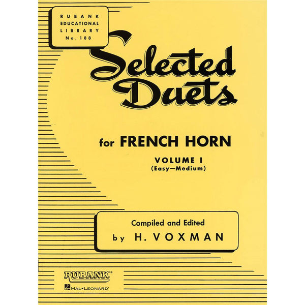 Selected Duets for French Horn Vol. 1, Voxman
