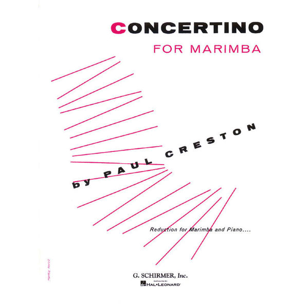 Concertino for Marimba, Paul Creston. Marimba and Piano