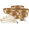 Singing Bowl Set Meinl Sonic Energy SB-C-2150-SH, Bronze, Cosmos Therapy Series Suction Holder Singing Bowl Set