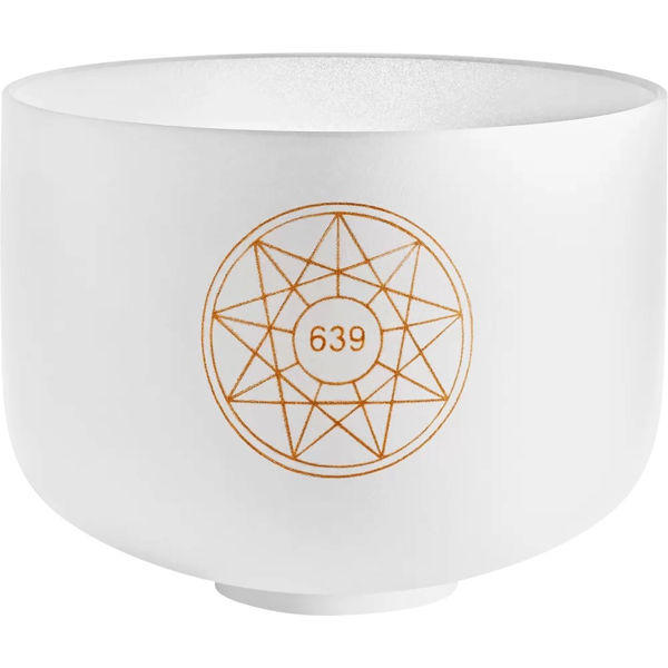 Singing Bowl Meinl Sonic Energy SOLCSB10-639, Solfeggio Crystal, 10, Fa 639Hz, Note D#4