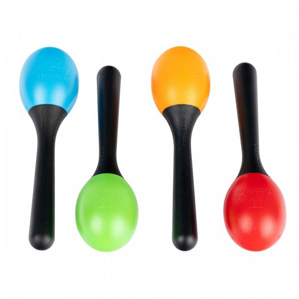 Shaker Nino NINOSET569, Maracas Shaker Set, 4 Stk (SB,GG,O,R)