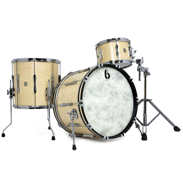 Slagverk British Drum Co. Lounge US Club Kit 22 Shell Pack LON-22-CBUS-WW, 22, Wiltshire White