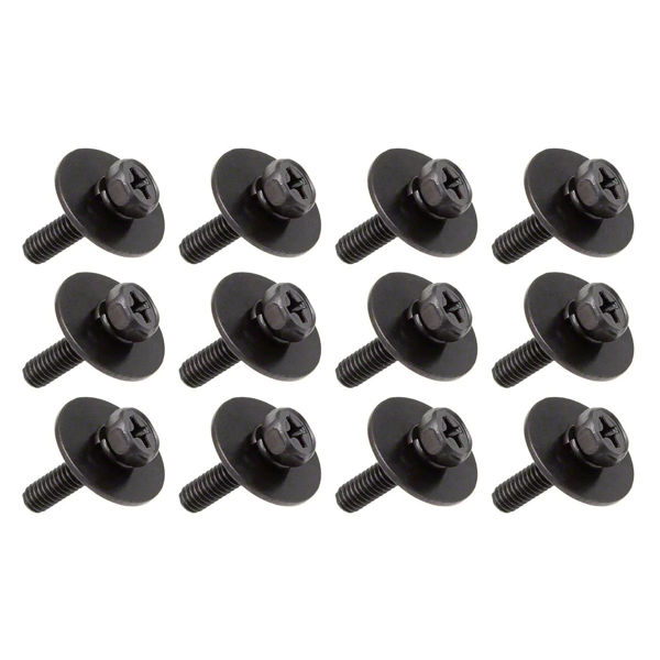 Lug Monterings Skruer, Pearl SM-414B-12 stk, Black