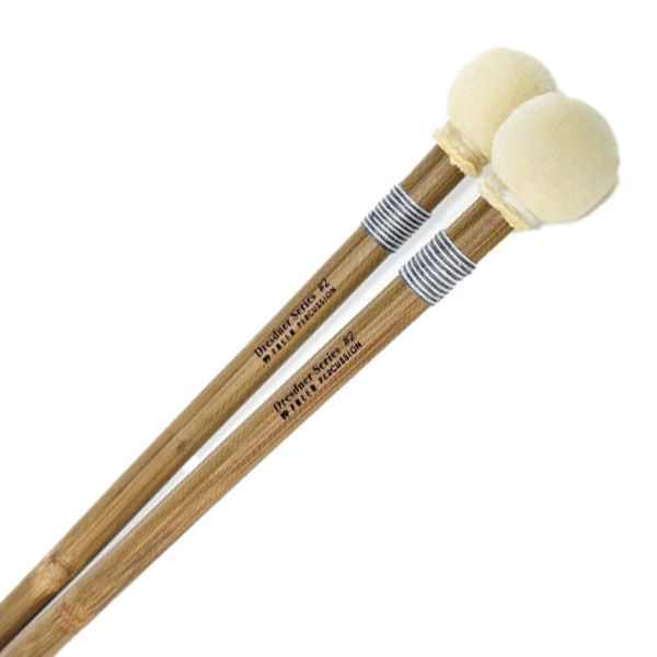 Paukekøller Freer Percussion #2, Dresdner Series, Bamboo, Hard Chamois