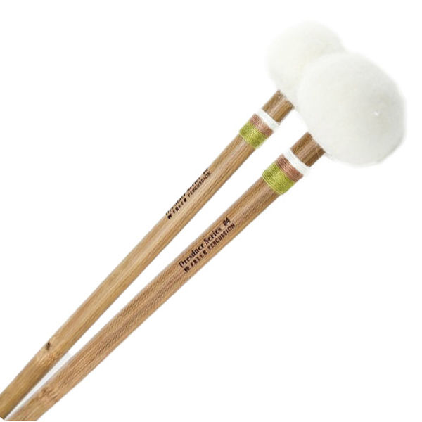 Paukekøller Freer Percussion #4, Dresdner Series, Bamboo, General Felt