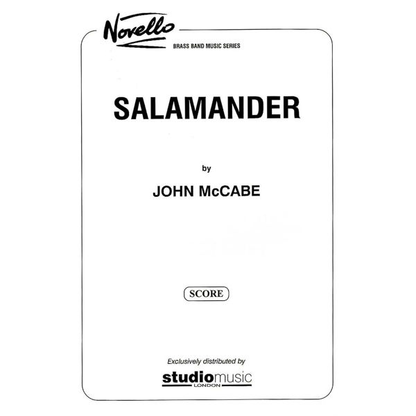 Salamander (John Mccabe), Brass Band Score
