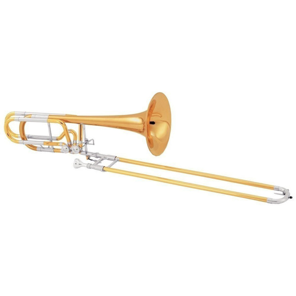 Basstrombone Bb/F/G/D Conn 112H, Lakkert