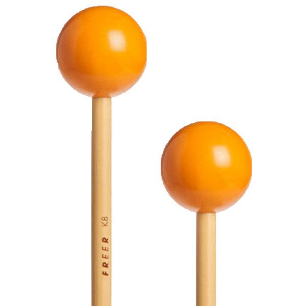 Klokkespillkøller Freer Percussion K8, Orange X-Large Ball