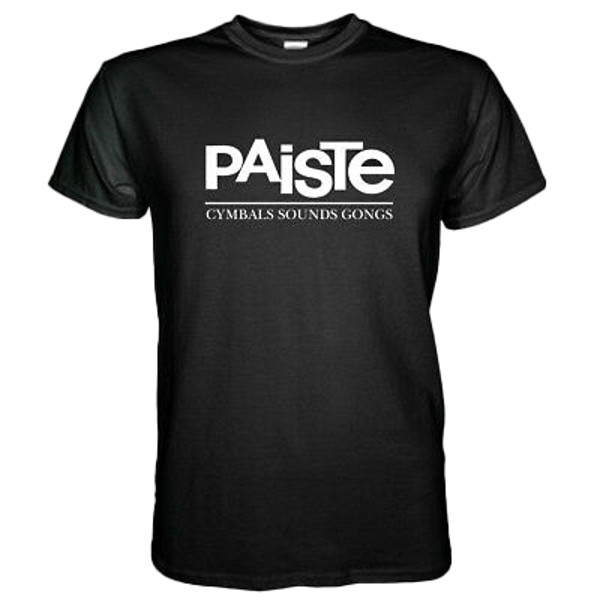 T-Shirt Paiste, Black, Large
