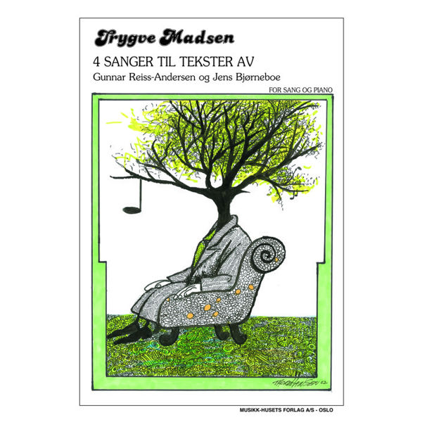 4 Sanger til tekster av Gunnar Reiss-Andersen og Jens Bjørneboe, Op. 14, Trygve Madsen. Sang og Piano