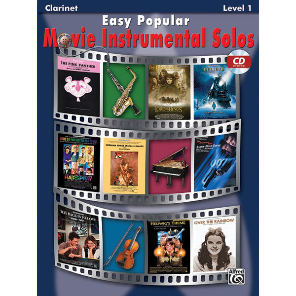 Easy Popular Movie Instrumental Solos Clarinet. Book and CD