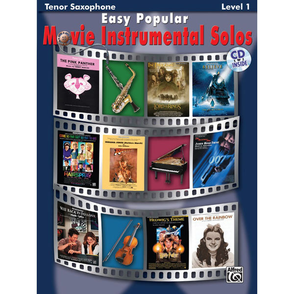Easy Popular Movie Instrumental Solos Ten-Sax/CD
