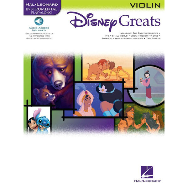 Disney Greats for Violin Easy Instrumental Play-Along