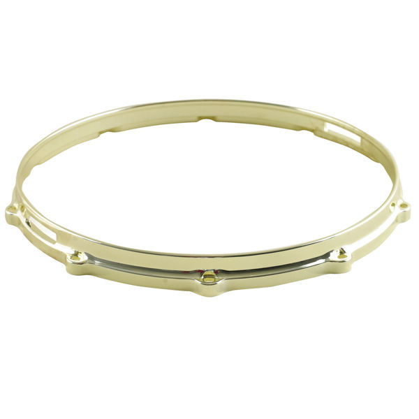 Strammering Ludwig PDCH1410SBE, 14-10 Hole Die-Cast Snare Side Hoop, Brass Plated