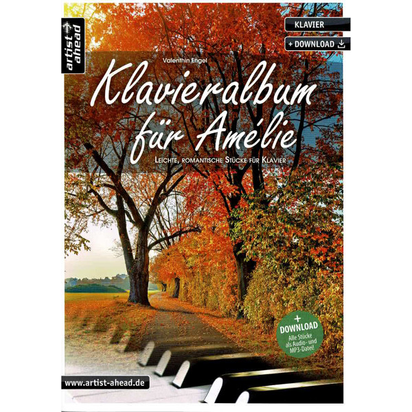 Klavieralbum fur Amelie, Valenthin Engel. Piano Book and Audio