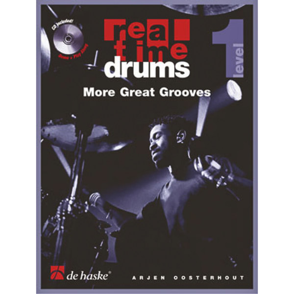 Real Time Drums - More great grooves, Arjen Oosterhout m/CD
