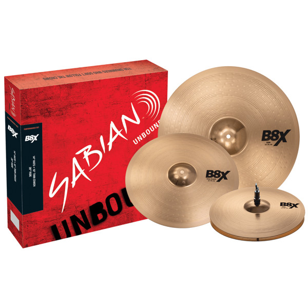 Cymbalpakke Sabian B8X 45003X, 14-16-20, Performance Set