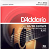 Gitarstrenger Akustisk D'Addario EJ12 Medium Bronze .013-.056