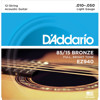 Gitarstrenger Akustisk D'Addario EZ910 L Great American Bronze .011-.052