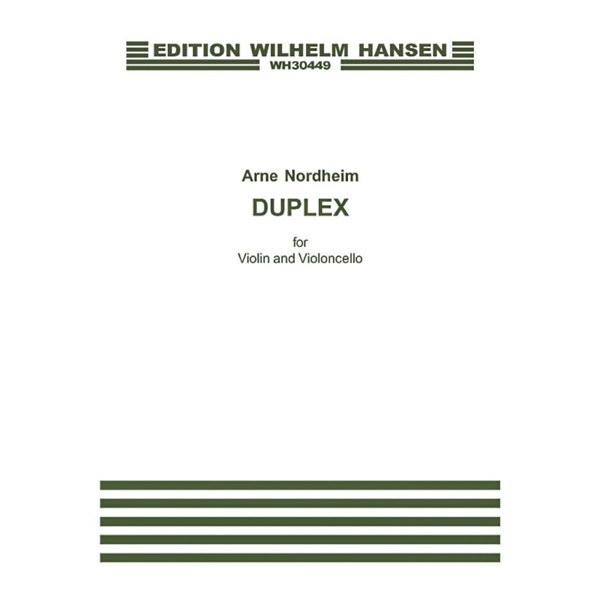 Duplex, Arne Nordheim. Version for Violin and Cello