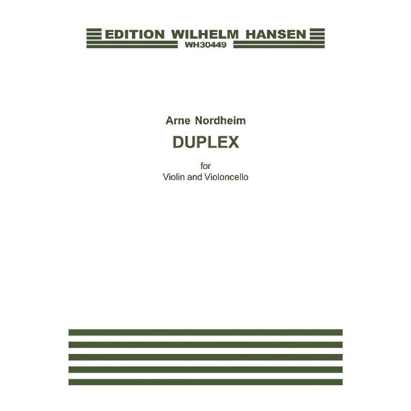 Duplex, Arne Nordheim. Version for Violin and Cello