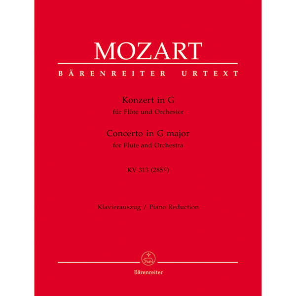 Mozart - Concert in G for Flute and Orchestra KV 313 (285C). Pianoreduction