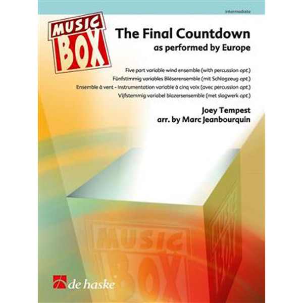 The Final Countdown, Europe, Joey Tempest arr Marc Jeanbourquin - Flexible wind/brass Quintet
