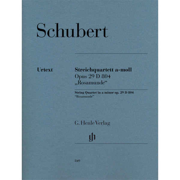 String Quartet a minor Op. 29 D804 Rosamunde, Franz Schubert. Parts