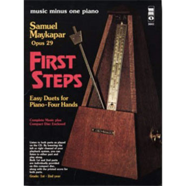 First Steps op 29, Samuel Majakapar. 2 Pianos. Easy Duets Play-Along