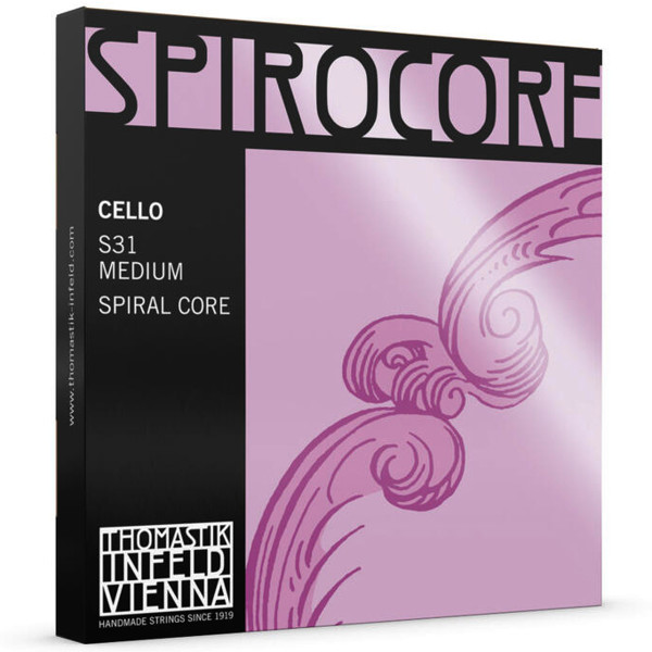 Cellostreng Thomastik-Infeld Spirocore 2D Heavy Spiral Core, Chrome Wound