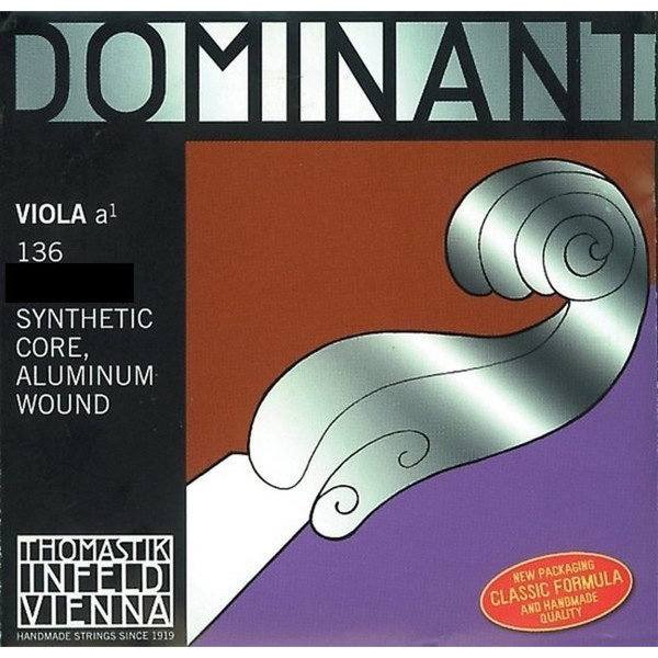 Bratsjstreng Thomastik-Infeld Dominant 1A Strong Synthetic Core, Aluminium Wound