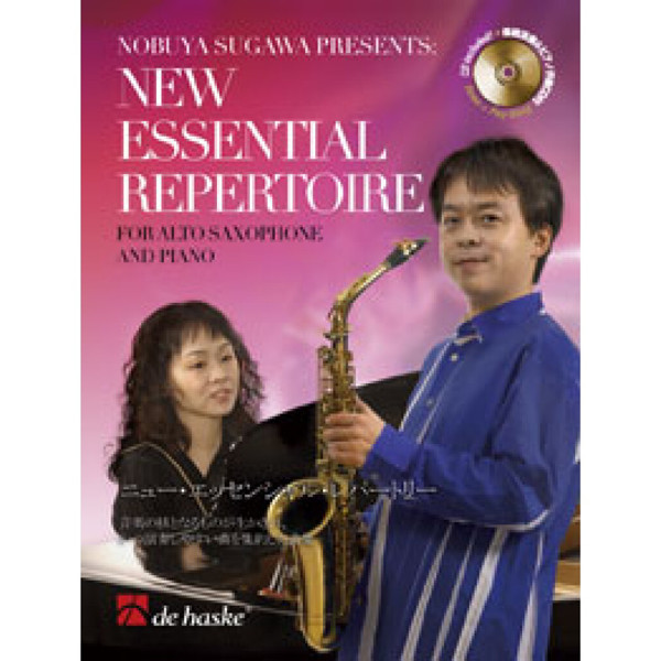 New Essential Repertoire, Nobuya Sugawa. Alto Sax and Piano. Book and Play-Along