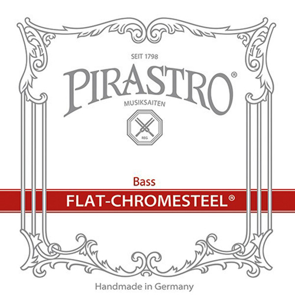Kontrabasstrenger Pirastro Flat Chrome 3/4 Medium, Chrome Wound