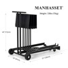 Notestativvogn Manhasset #1980, Harmony Stand Cart, Black