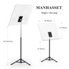 Lydskjerm Manhasset #2000, Acoustic Shield, Clear Acrylic, 66x55cm, Trinnløs