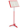 Notestativ Manhasset #48C-RED, Symphony Stand, Red Colored, Trinnløs