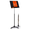 Notestativ Manhasset #50, Orchestral Stand, Black, Trinnløs